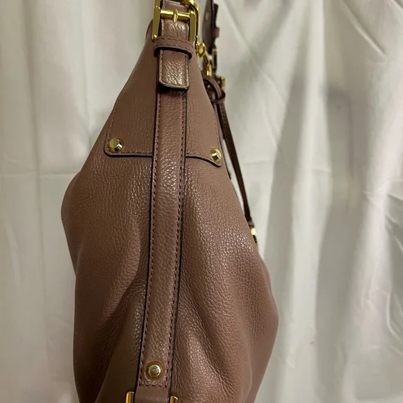Michael Kors Brown Leather Shoulder Bag - Picture 3 of 16